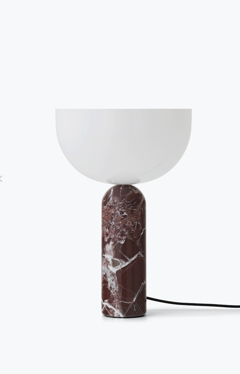 Kizu Table Lamp Large Rosso Levanto Marble