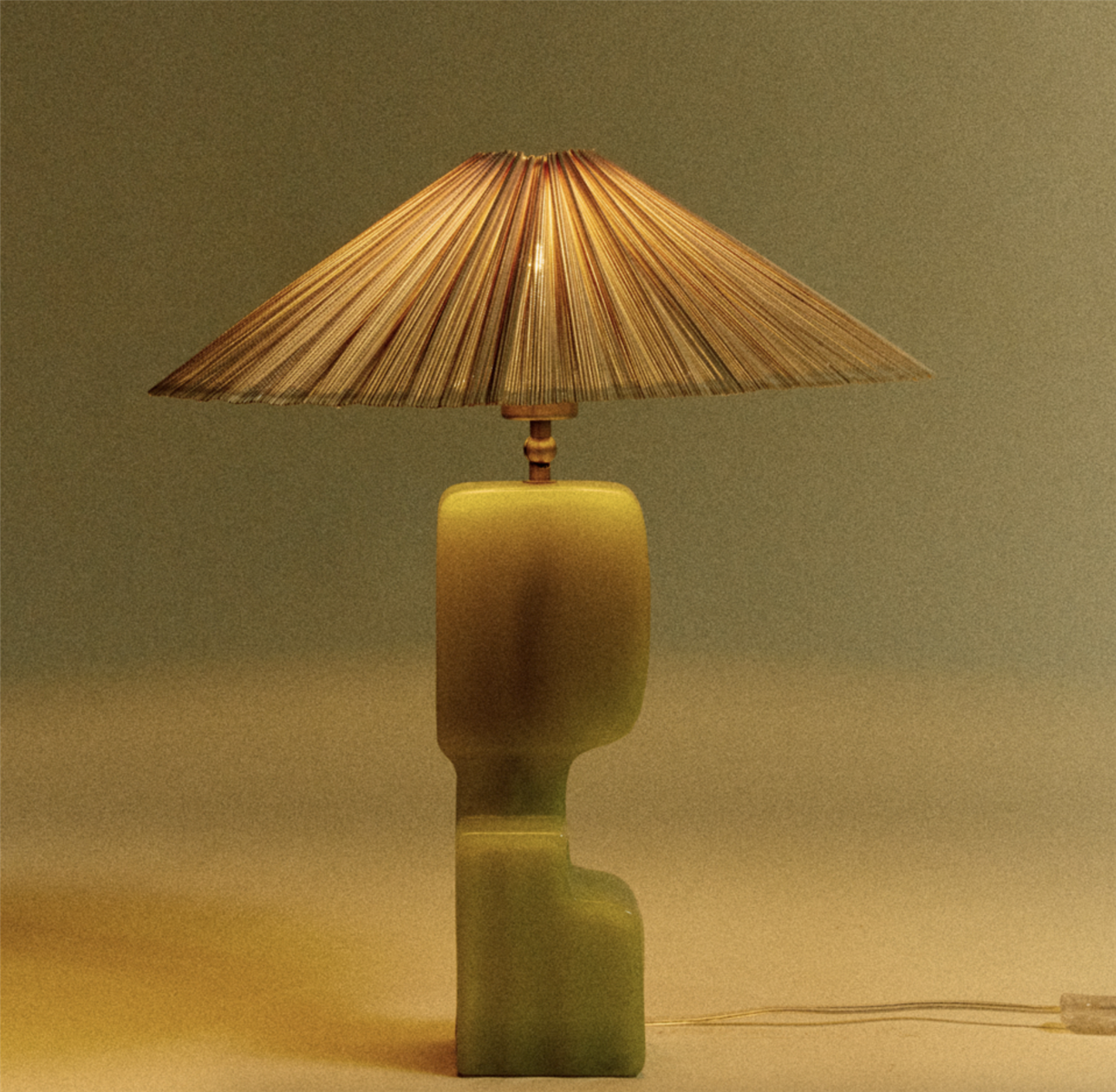 Lamp shade plisse ivory