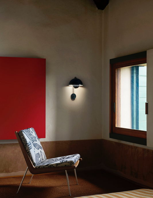 Flowerpot VP8 Verner Panton 1968 Steel Blue