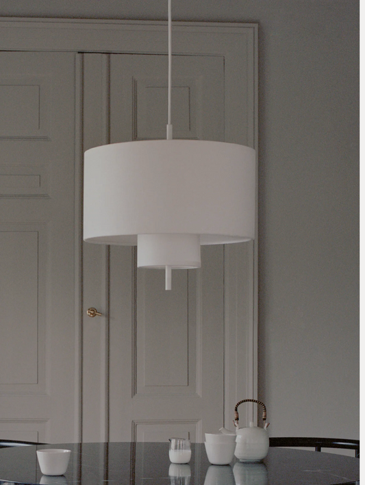Margin pendant Ø50  White Canvas