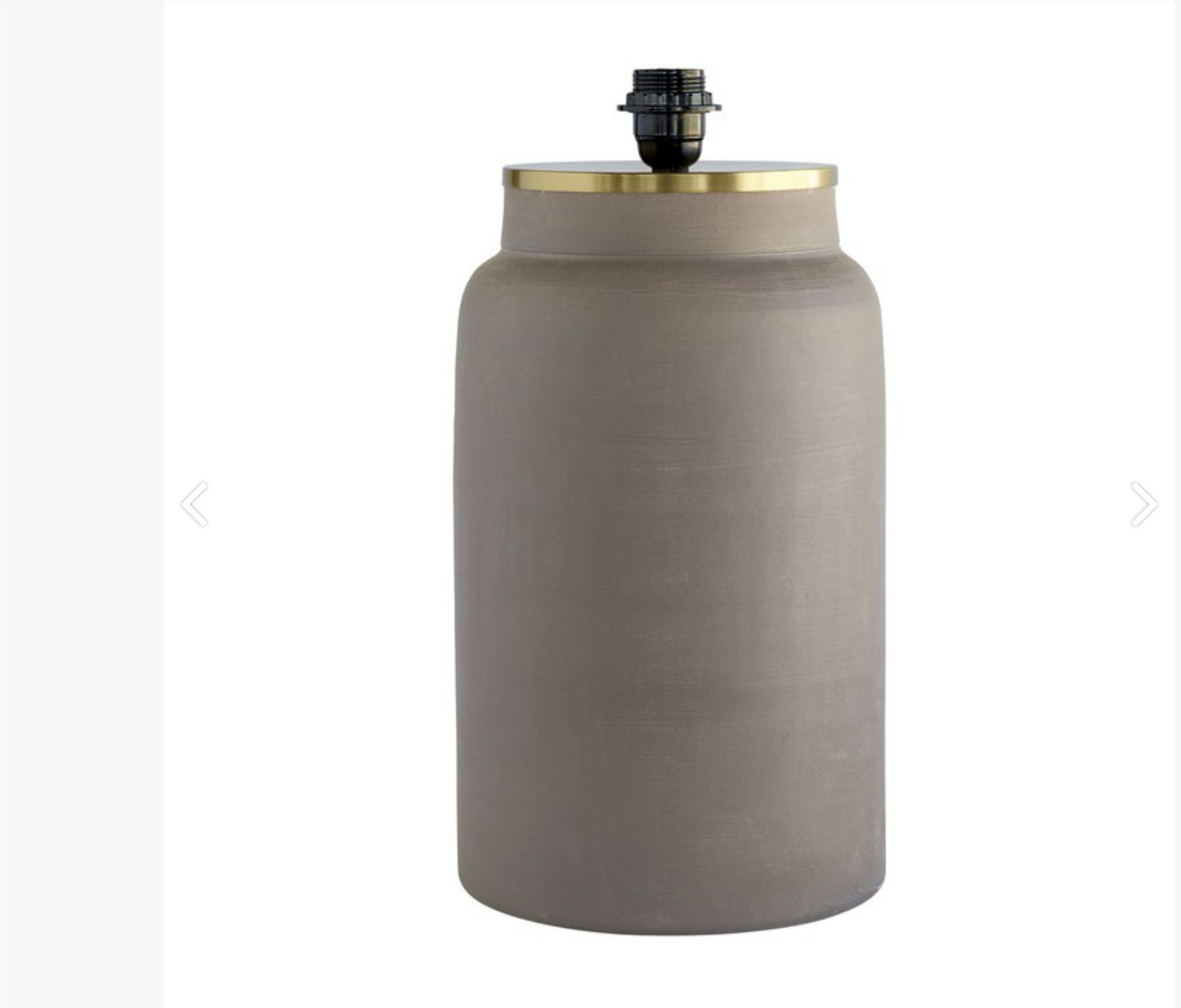 Lampefot Clay 45 cm Smoke