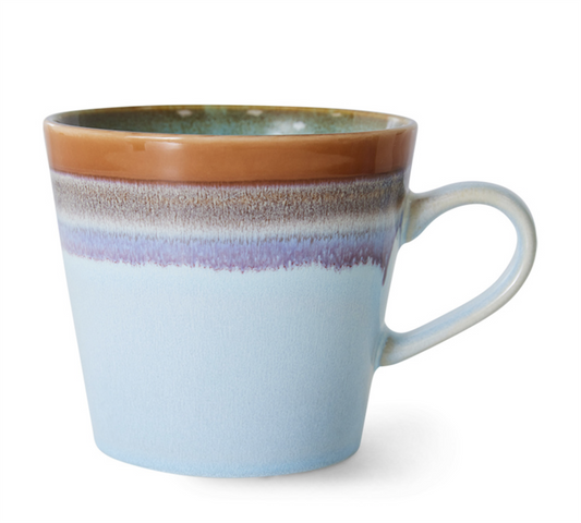 70s ceramics: cappuccino mug ash