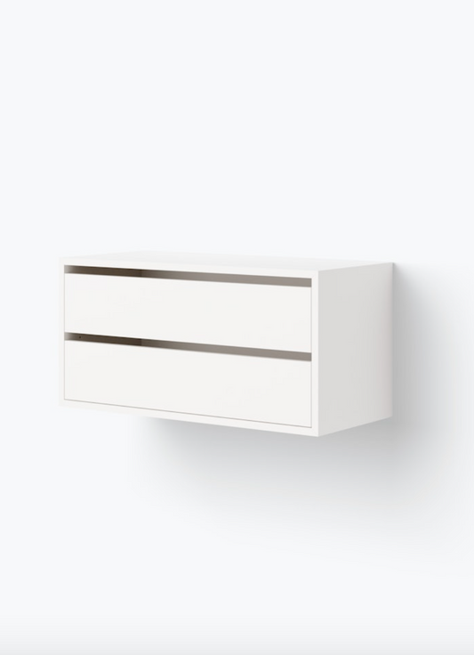 Cabinet Low w. Drawers white