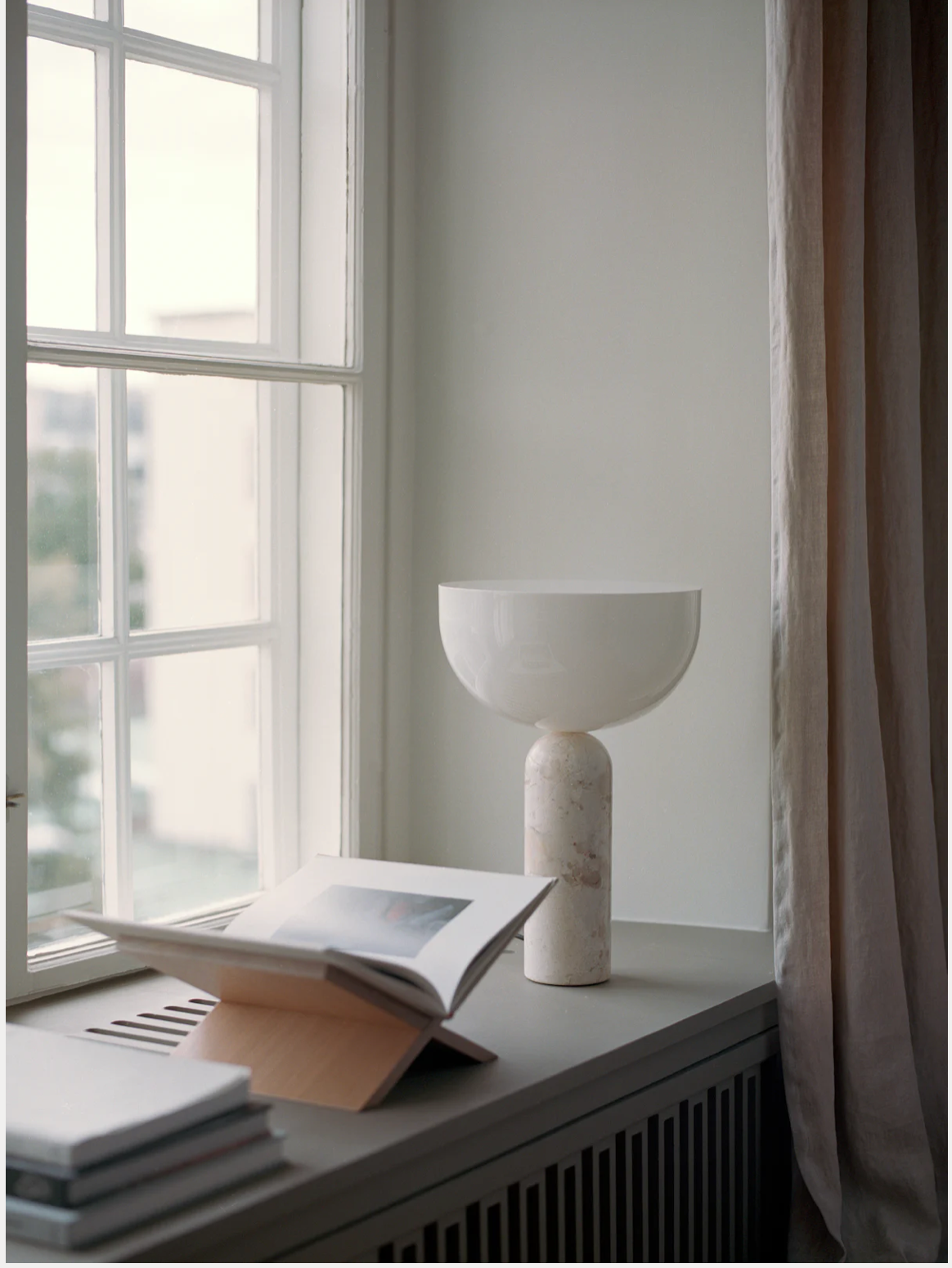 Kizu Table Lamp Large Kunis Breccia Marble