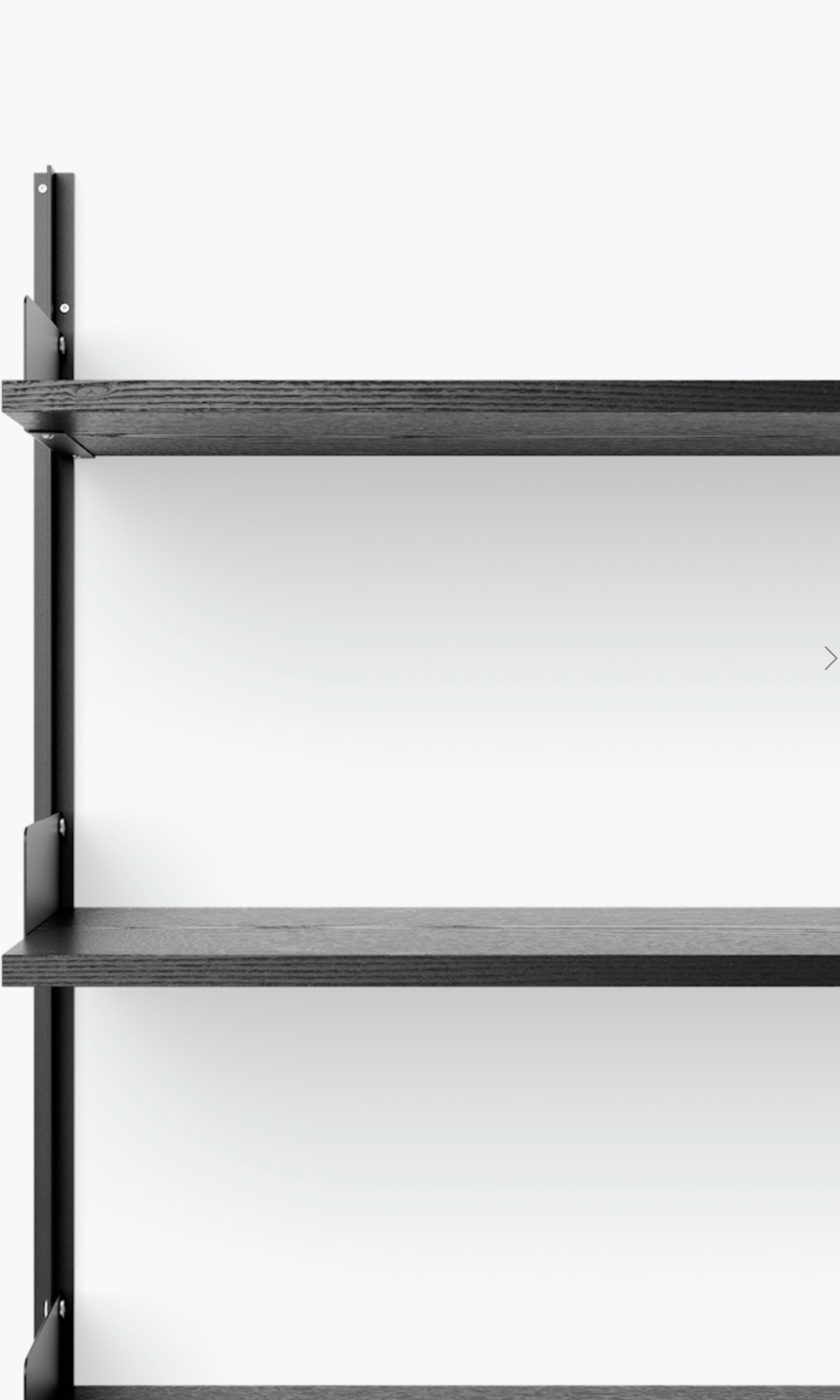 Display Shelf black ash/black