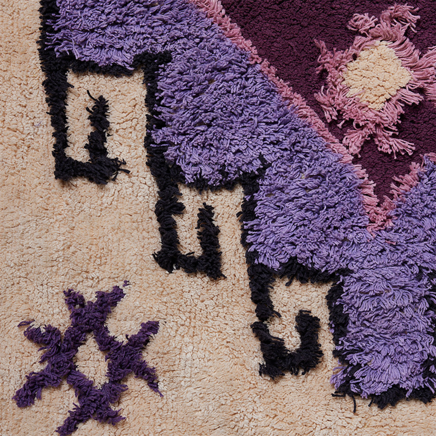 Bohemian bath mat, 90x175