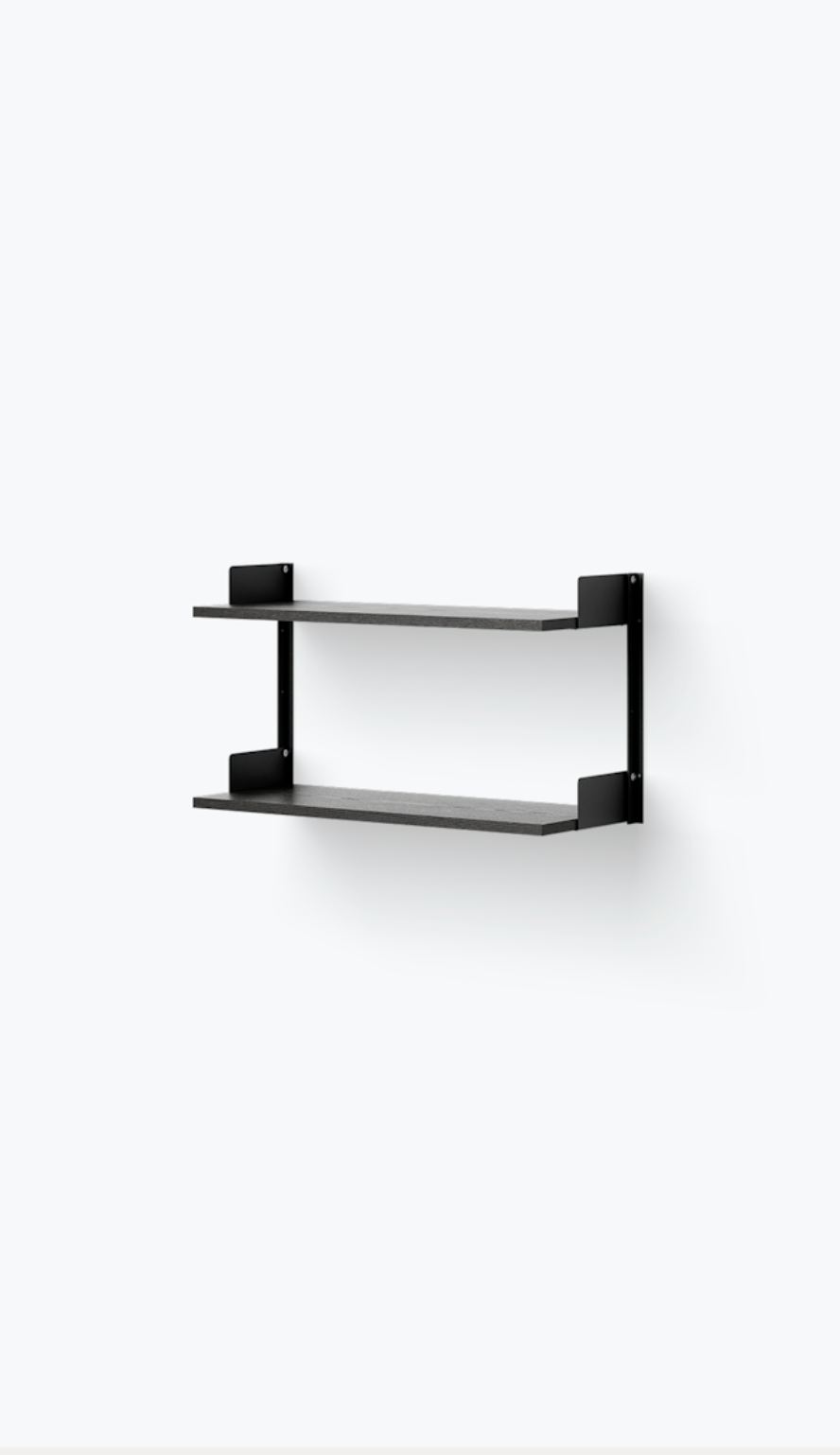 Wall Shelf, 450 black ash/black