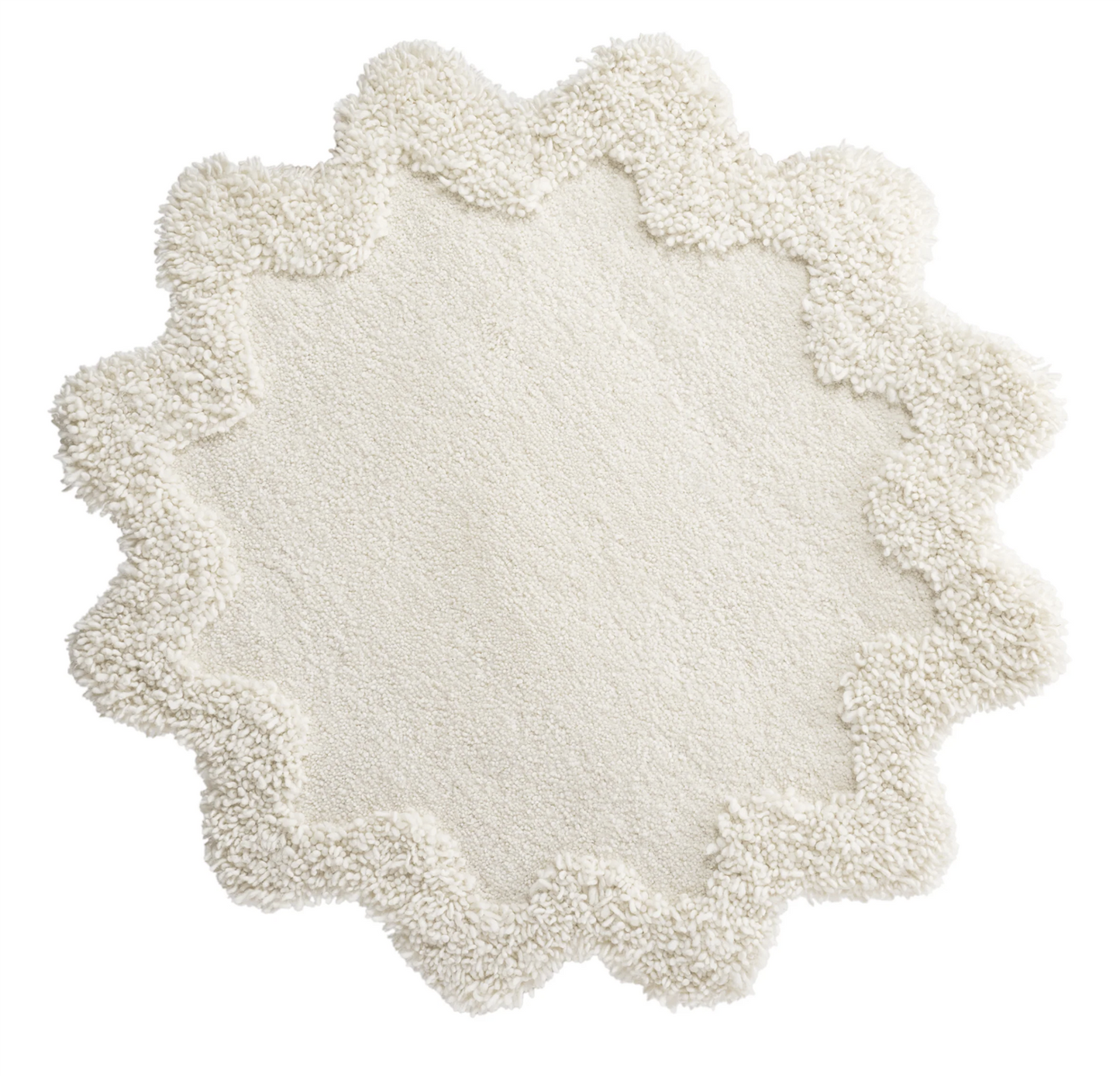 Snowflake Christmas tree rug 150x150