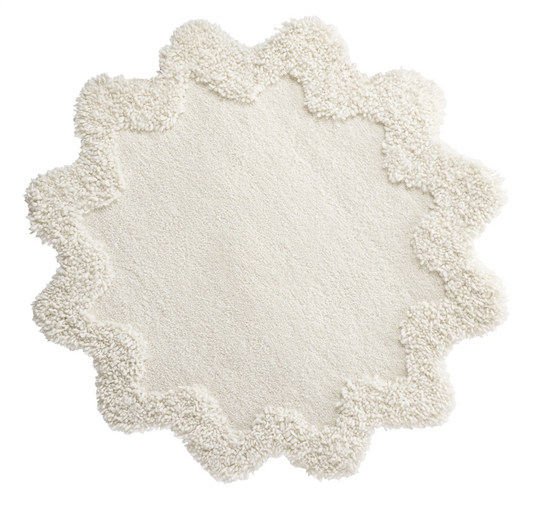 Snowflake Christmas tree rug 150x150