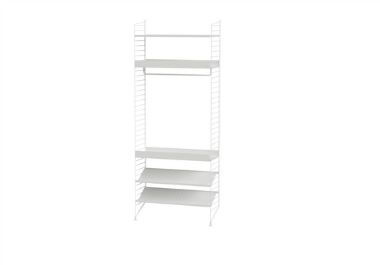 Bedroom D White/White. 80 cm