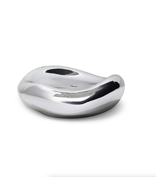 Gleam glass bowl chrome