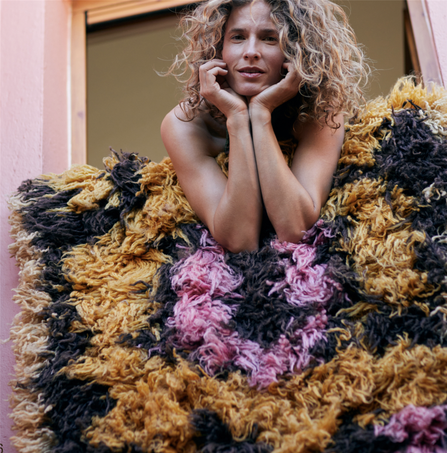 Fluffy runner south beach 80x360cm