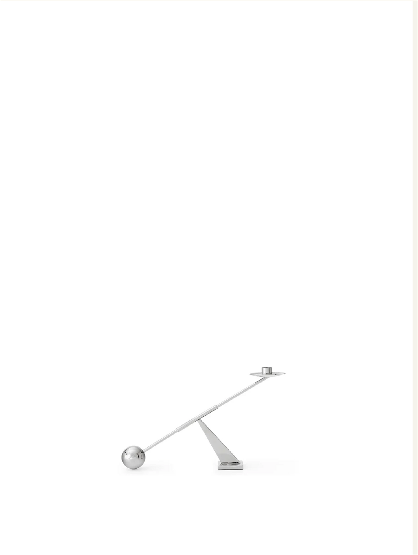 NTERCONNECT CANDLE HOLDER, SMALL Stainless Steel