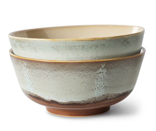 70s ramen bowl set of 2 verge