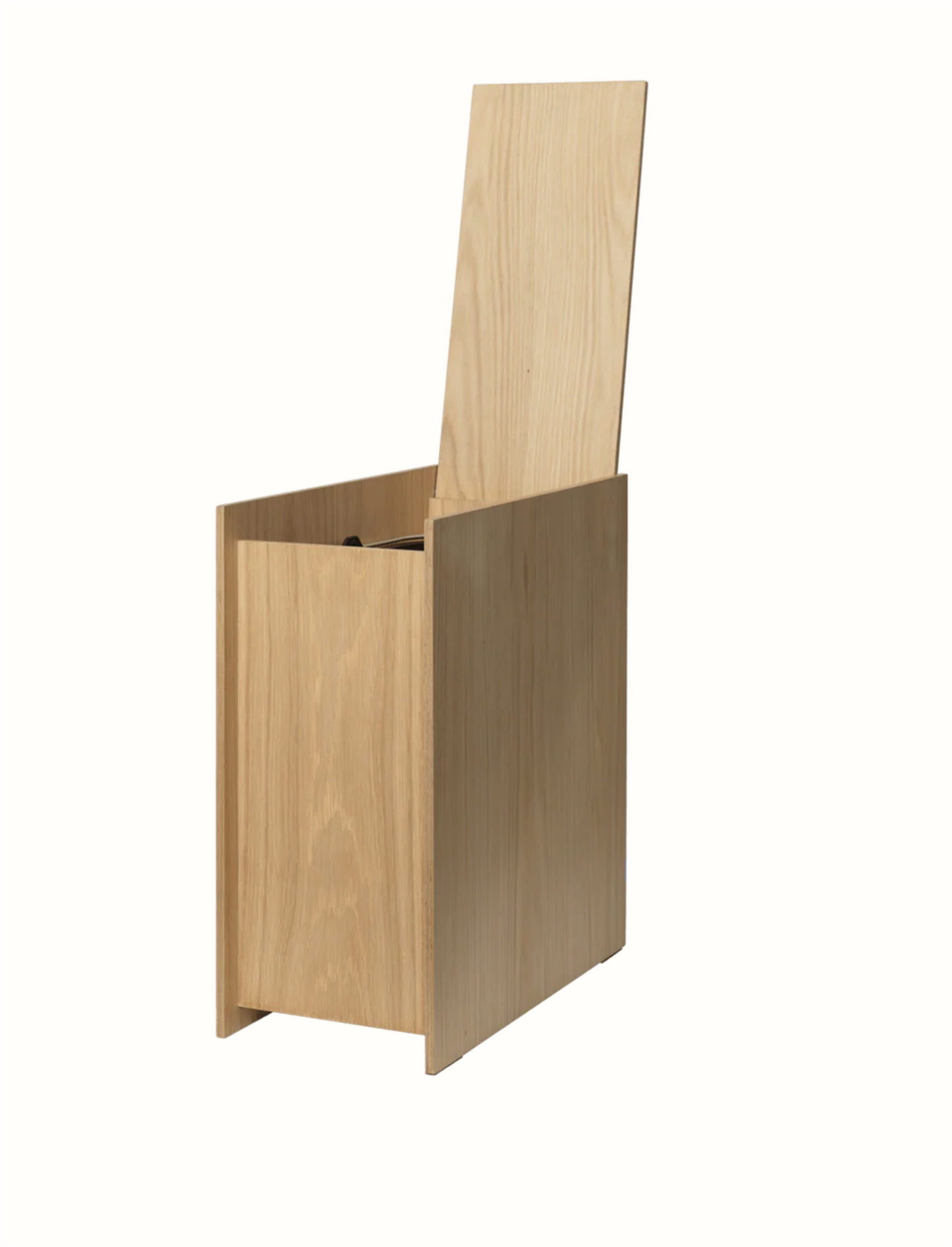 Sama Wooden Bin -oak h 35 cm
