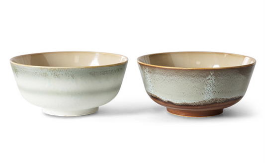 70s ramen bowl set of 2 verge