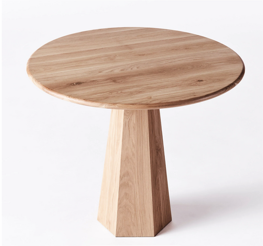 HEXAGON DINING TABLE OAK ø 120 cm