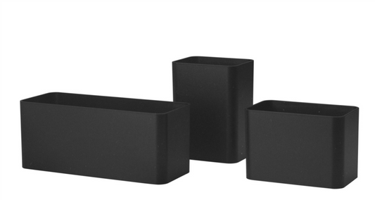 organizers black 3 pk