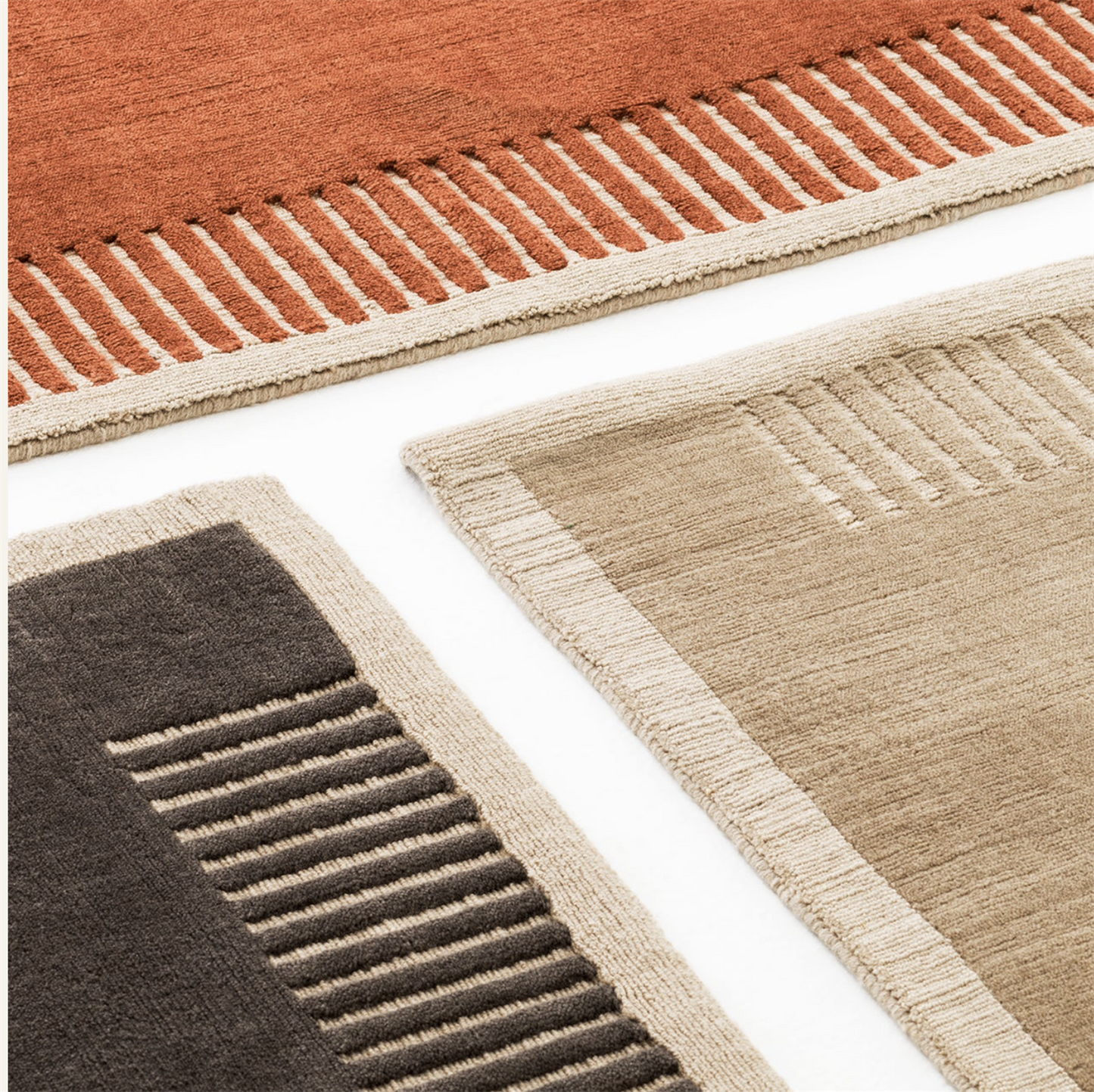 DUOMO RUG. Terracotta Red/270 cm x 270 cm