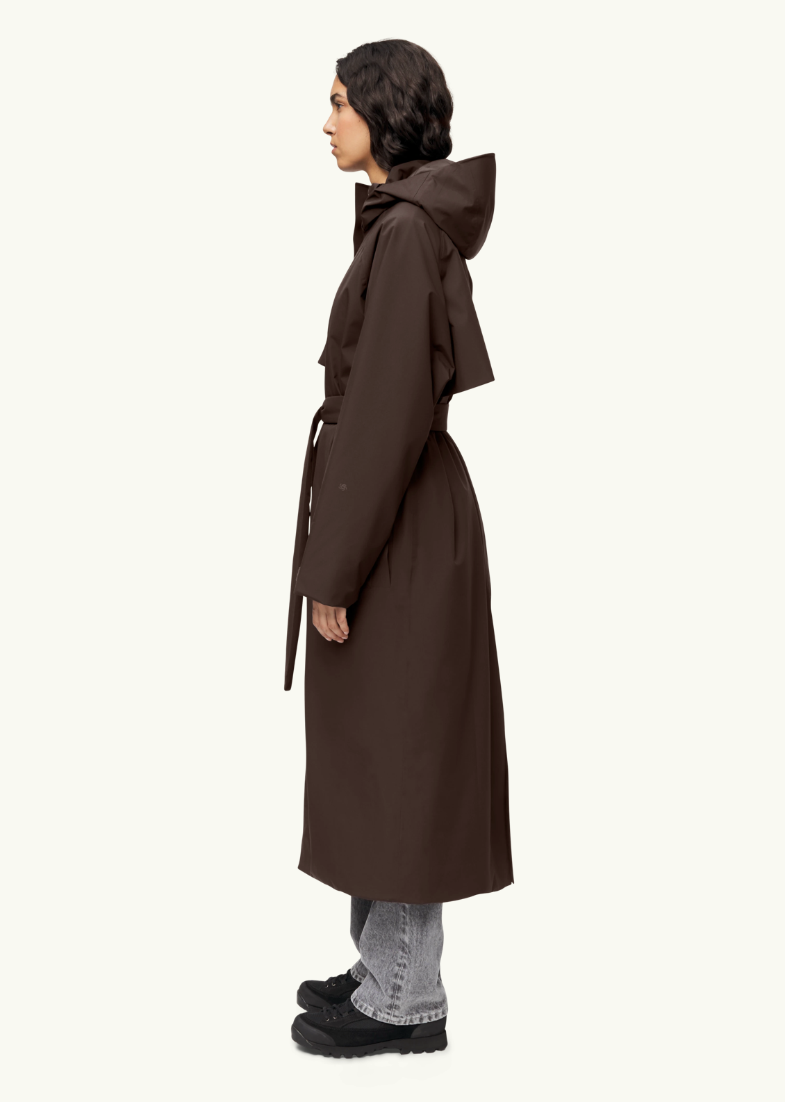 Åse insulated coat javabrun