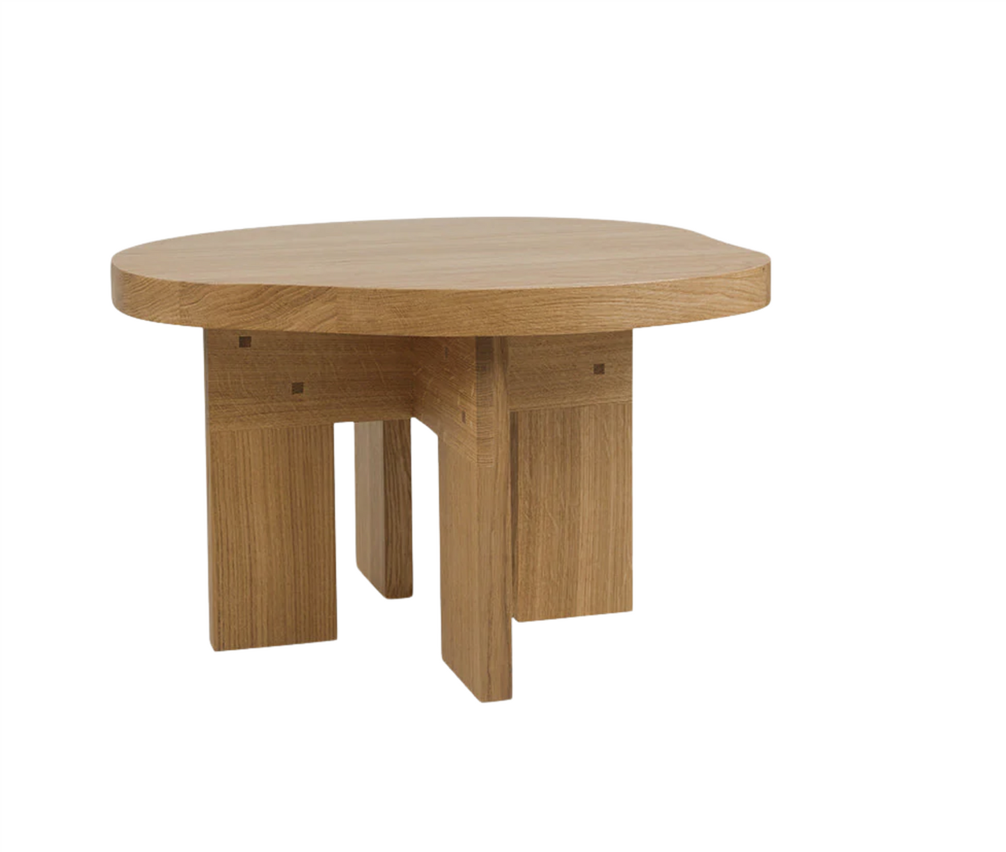Farmhouse Side Table Natural Oak Pond H 37 / W 51 / L 58.8 cm