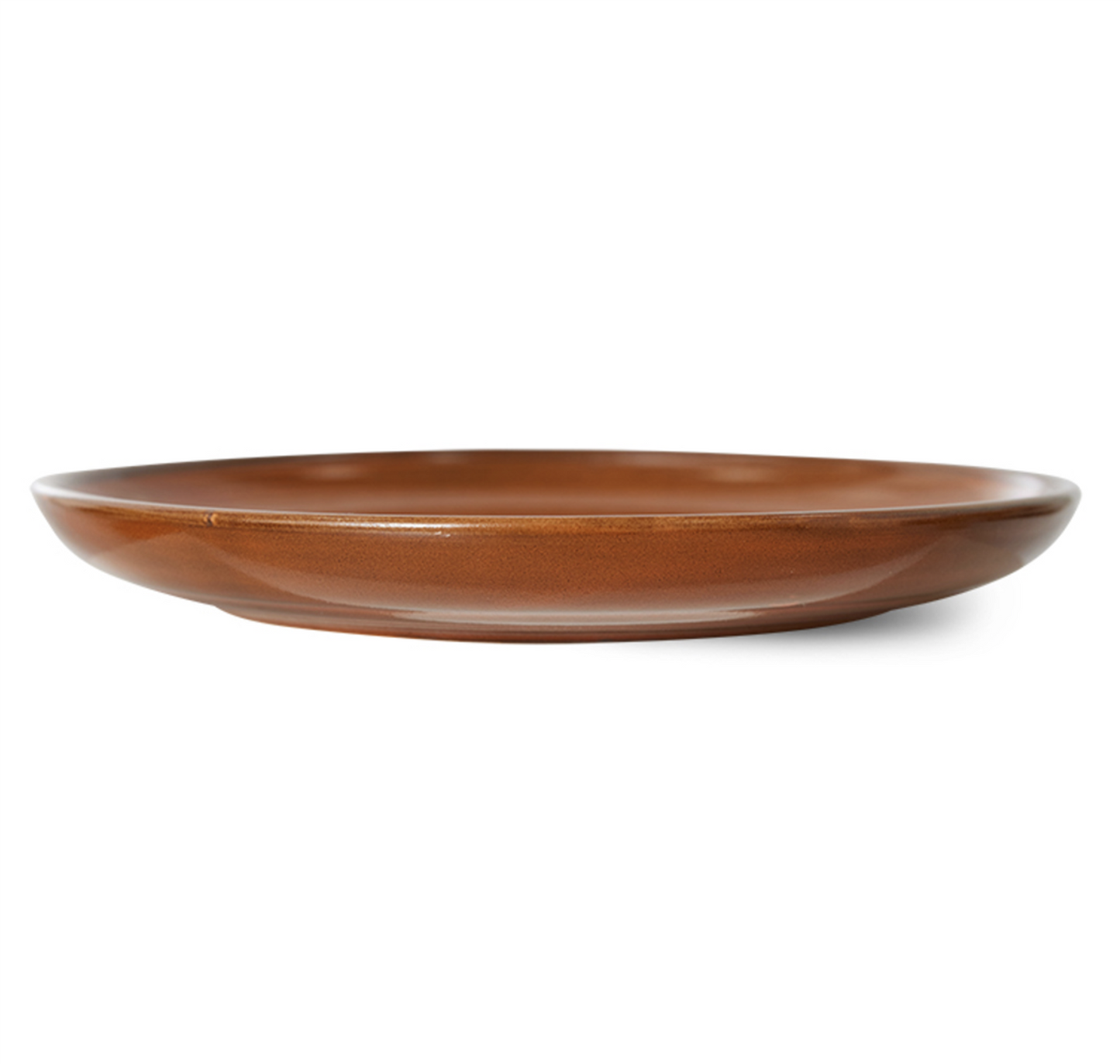 Side plate burned orange
