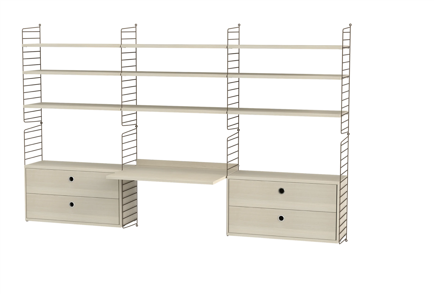 Workspace F Brown/Ash 240 cm