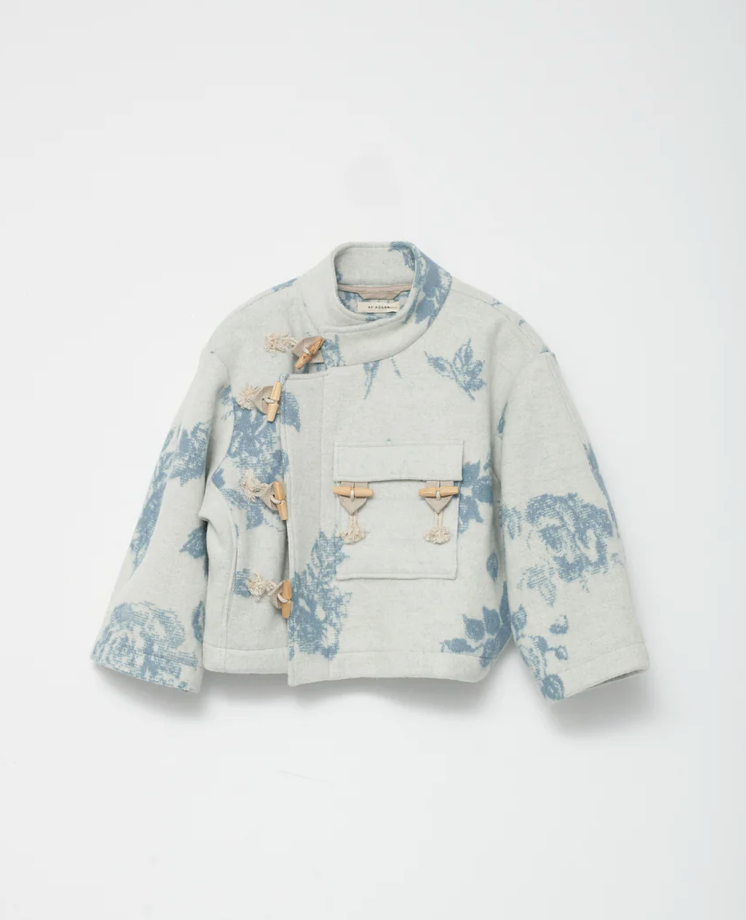 Klippan Jacket Blue Jaquard