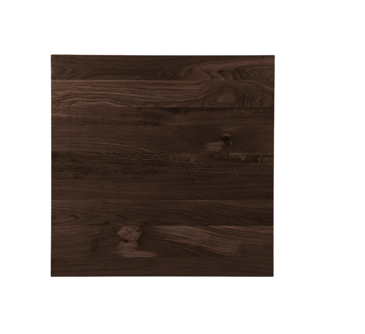 Farmhouse Coffee Table Dark Oak/Square table H 37 / W 70 / L 70 cm