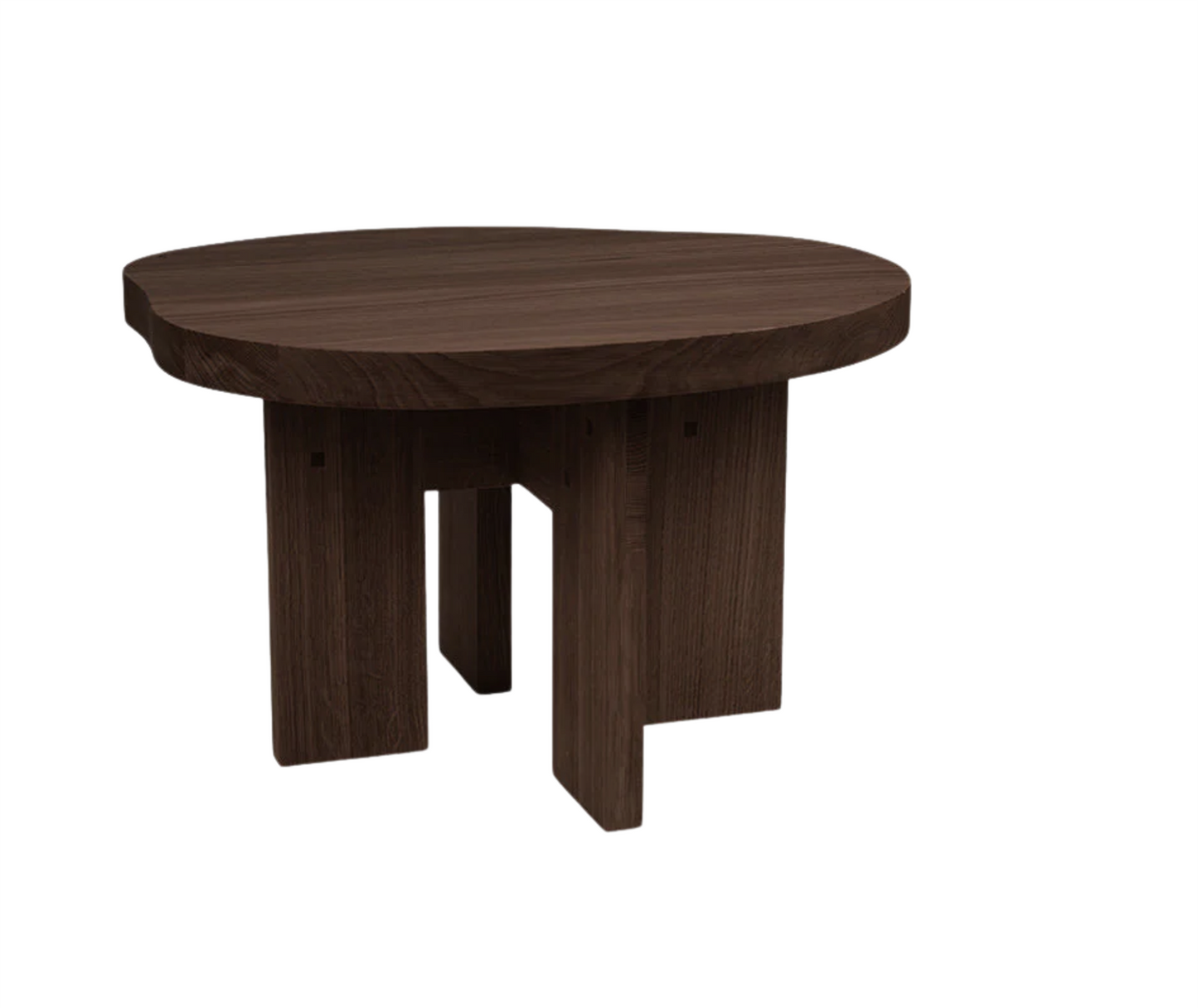 Farmhouse Side Table Dark Oak Pond H 37 / W 51 / L 58.8 cm