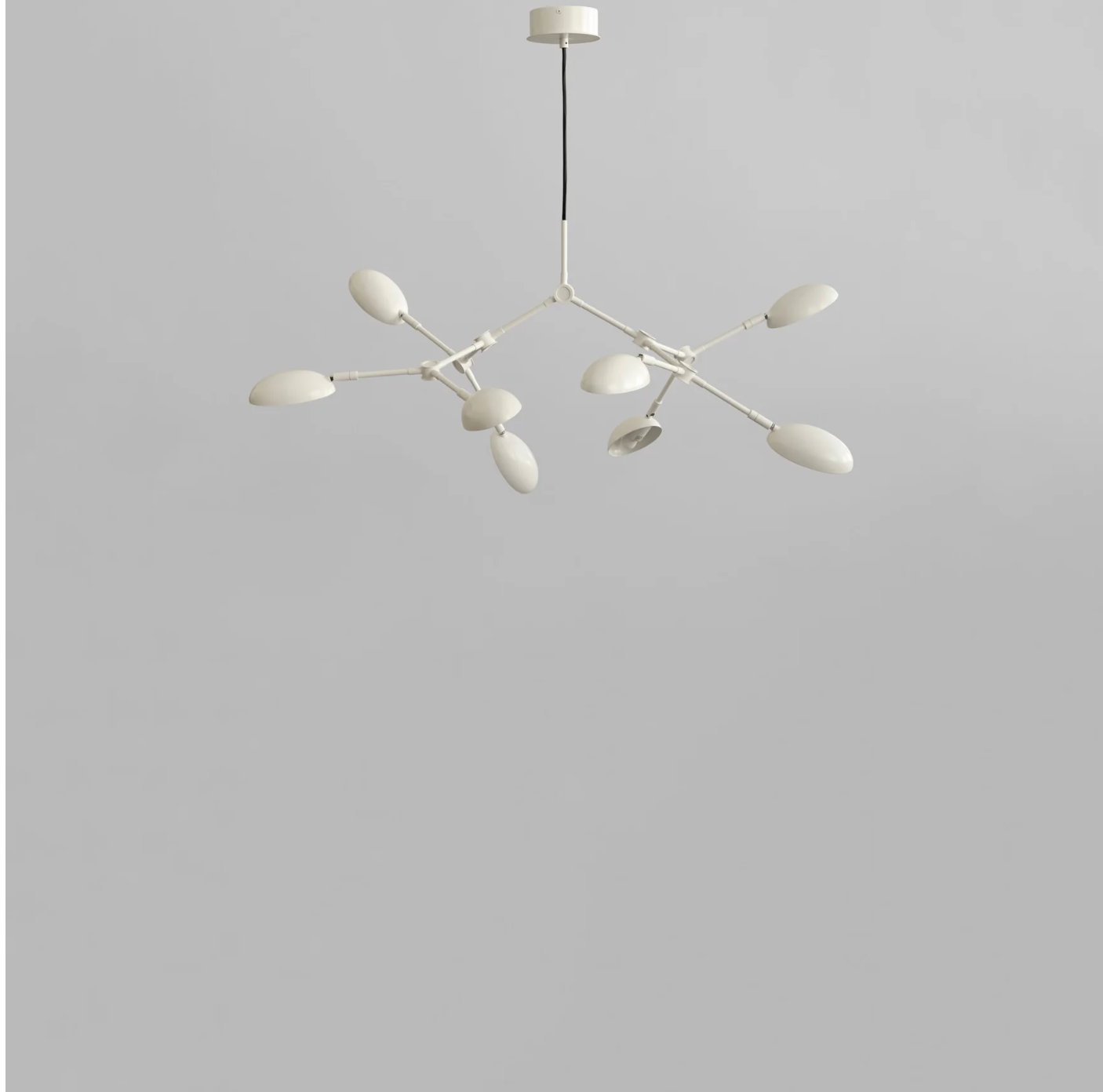 Drop Chandelier, Mini - White (5m)