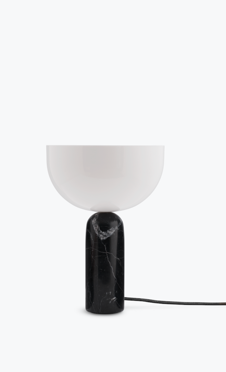 Kizu Table Lamp Small Black Marble