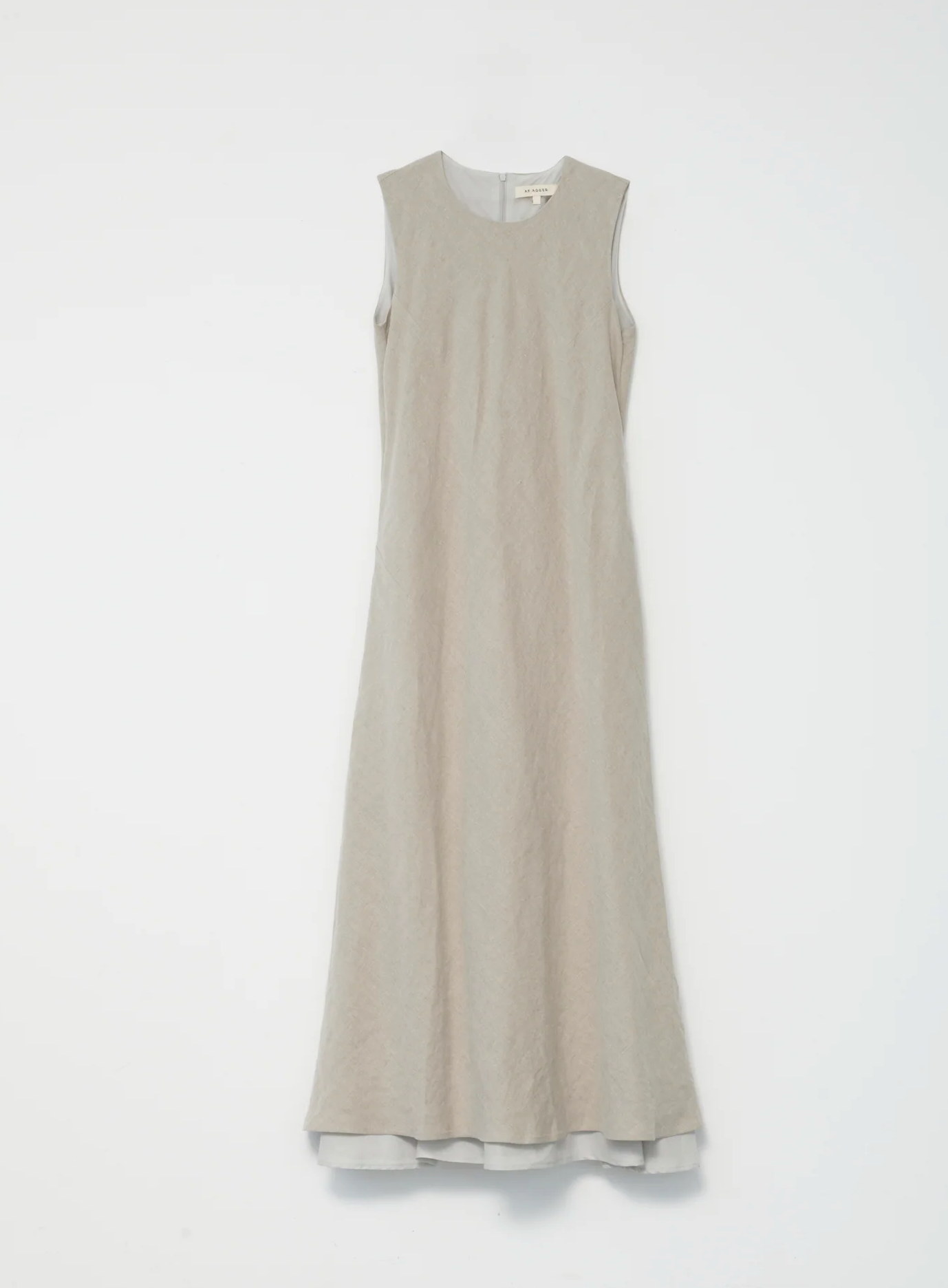 Linen maxi dress nature size 1