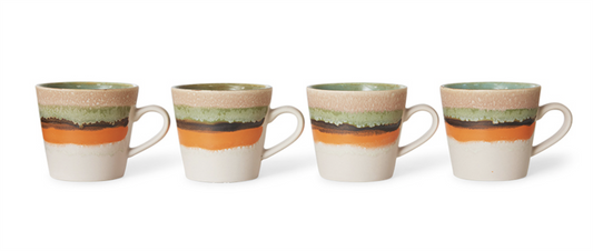 70s ceramics: cappuccino mug burst