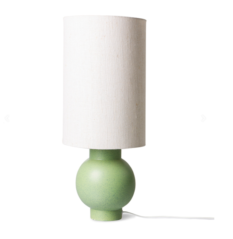 cylinder lamp shade natural linen ø25