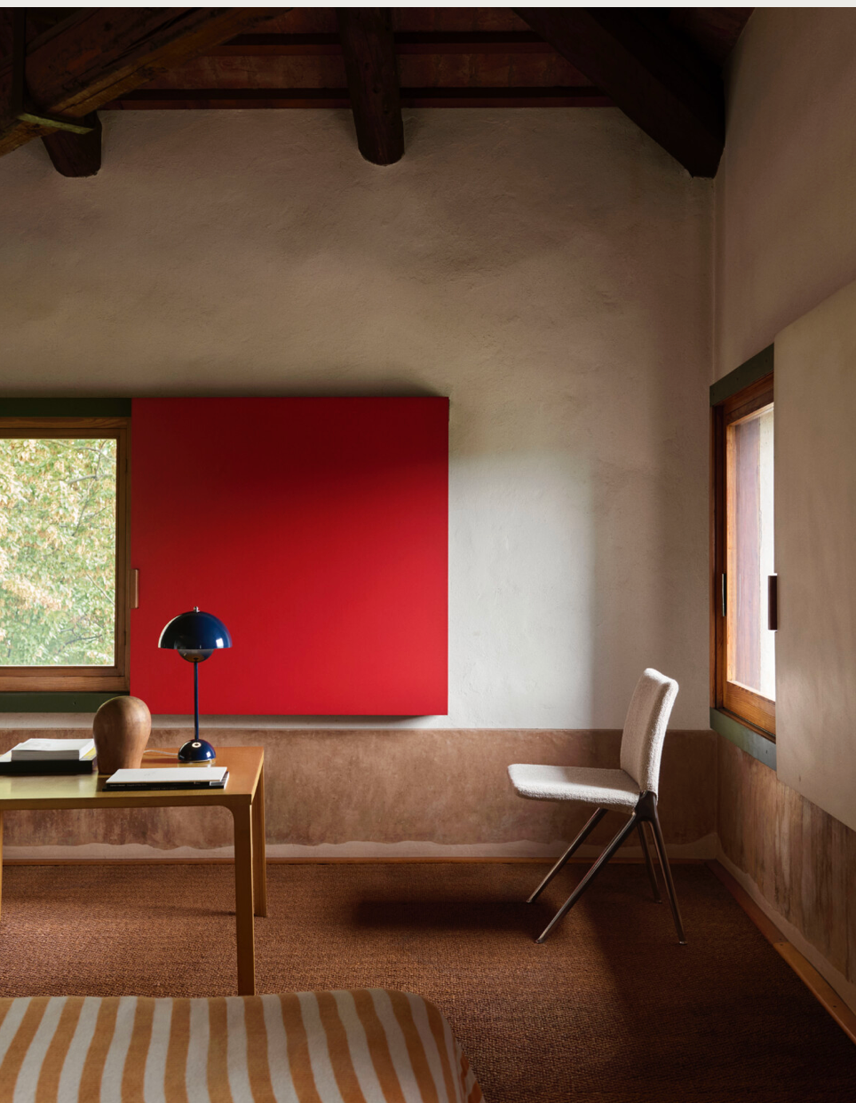 Flowerpot VP3 Verner Panton 1968 Steel Blue