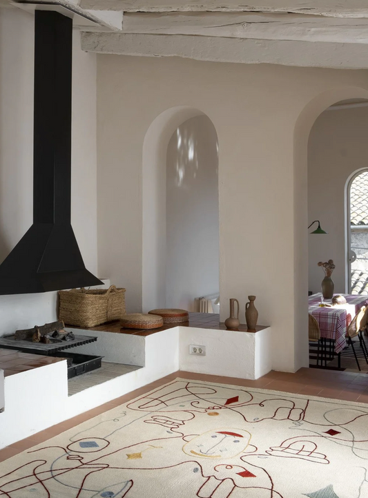 Silhouette kilim rug 170x240cm