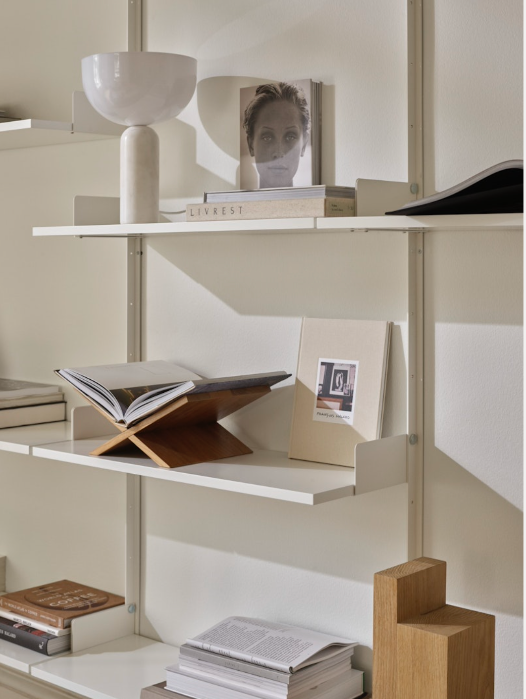 Living Shelf white /oak