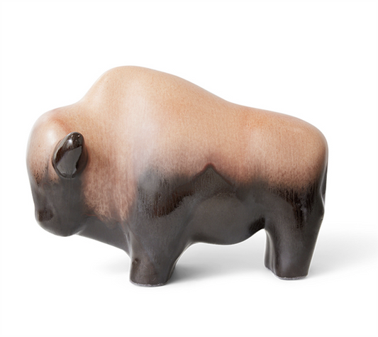 HKLIVING X Otto Keramik: ceramic bull bronze