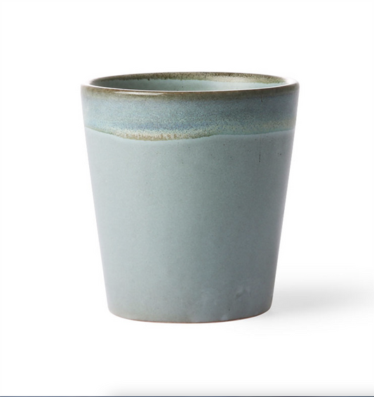 70s coffee mug moss
