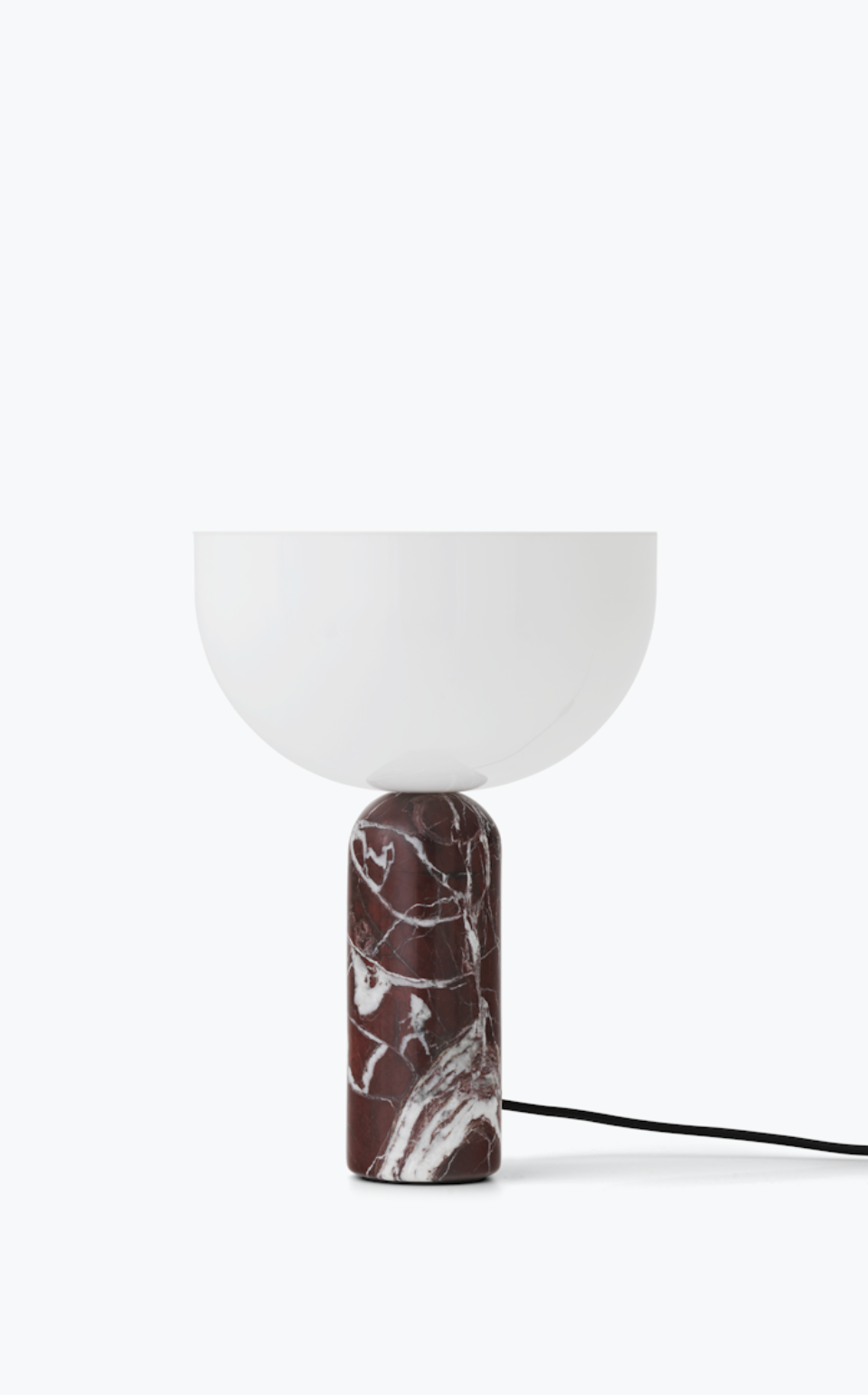 Kizu Table Lamp Small Rosso Levanto Marble