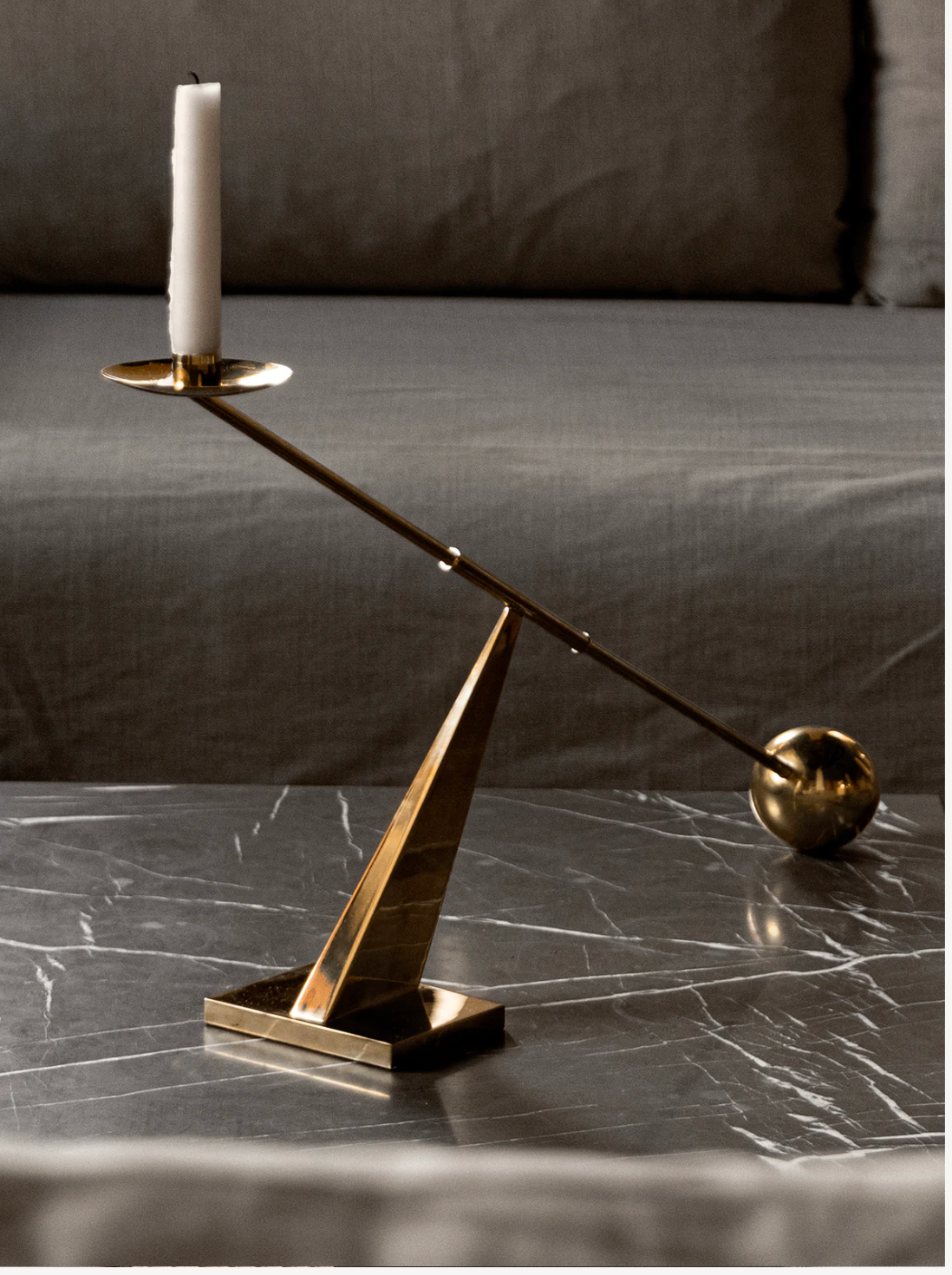 Interconnect lysestake Brass