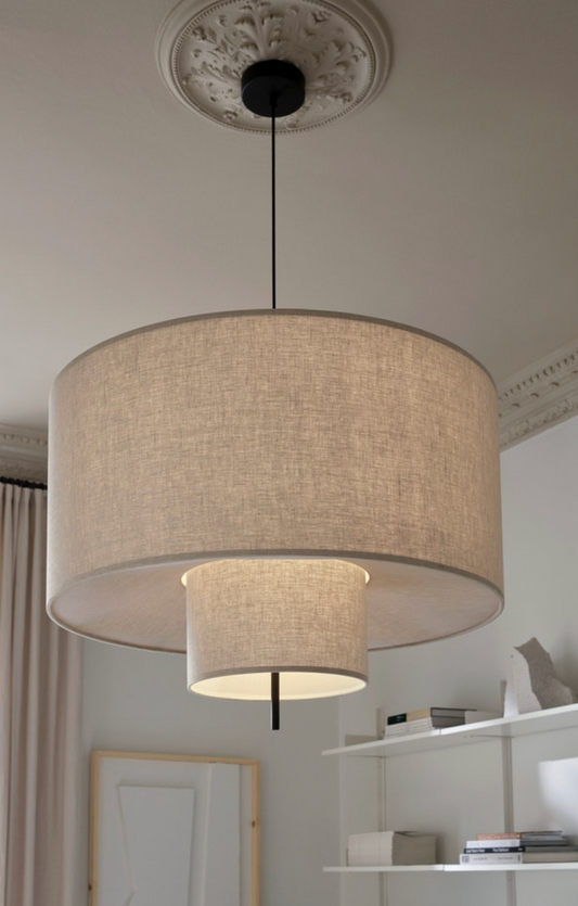 margin pendant ø90 Beige Canvas