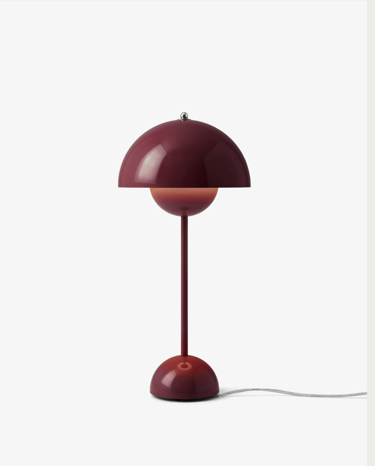 Flowerpot  VP3 dark plum