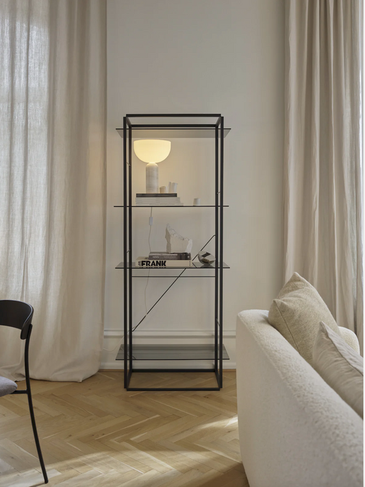 Kizu Table Lamp Small White Marble