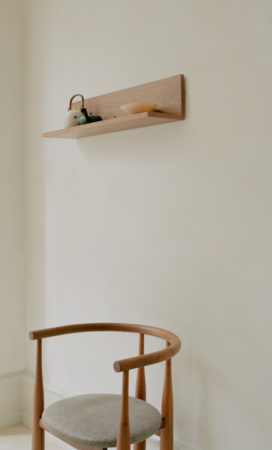 Tana Wall shelf oak 75 cm