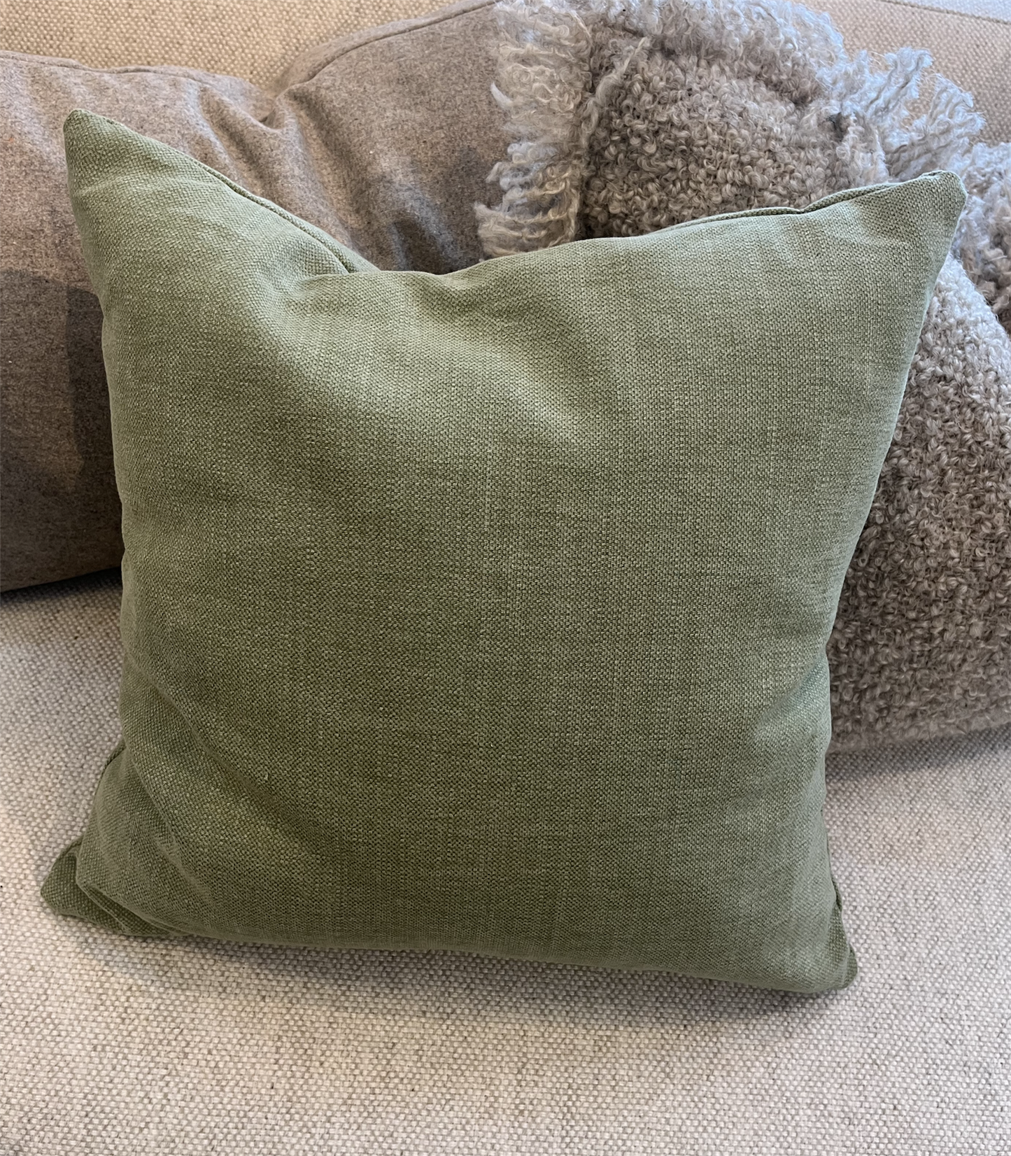 50x50cm linblanding English green