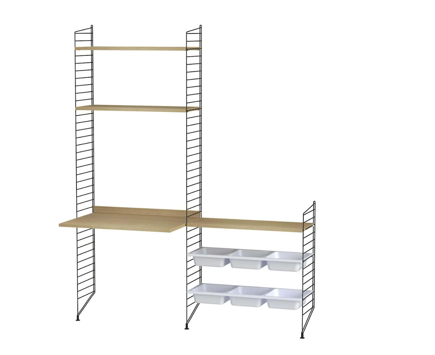 Kids Room E Black /Oak