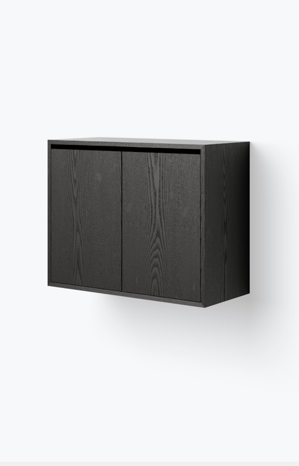 Cabinet Tall w. Doors Black Ash