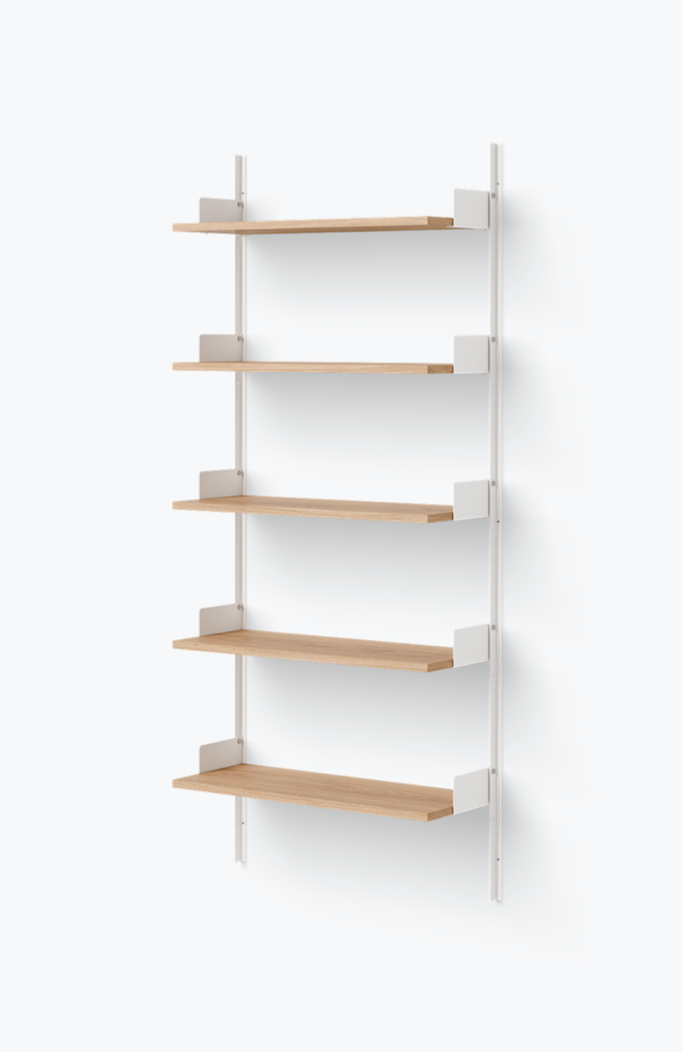 Wall Shelf, 1900 white/oak